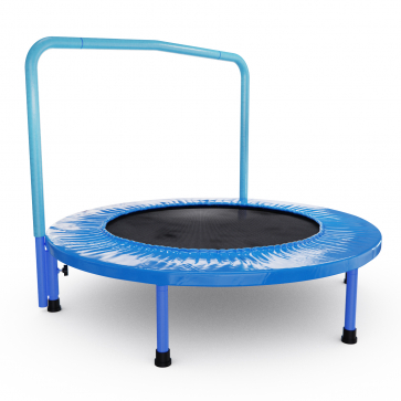 Батут с поручнем DFC JUMPFIT 36'' синий - 2